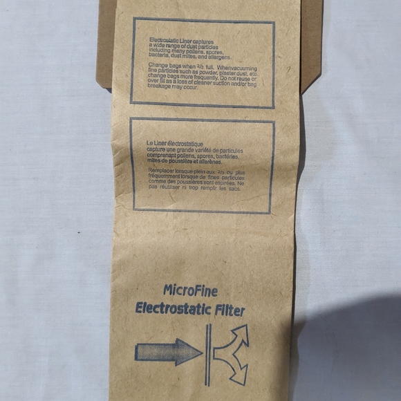 6 bags for Electrolux upright style U vacuum microfiltration for allergies - Picture 3 of 6